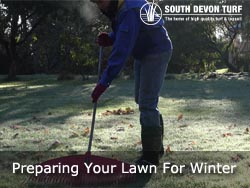 Prep for winter lawns in devon 